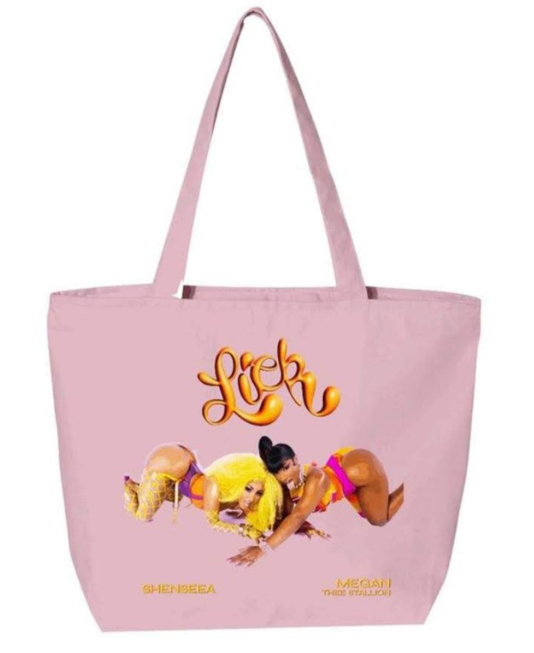 Megan Thee Stallion and Shenseea Lick Tote Bag