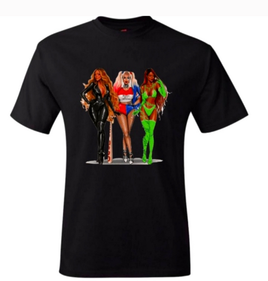 Boss Women: Beyonce Harley Quinn And Rhianna Shirt